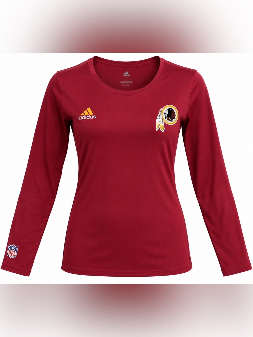 Adidas Washington redskinsNFL long sleeve compression shirt